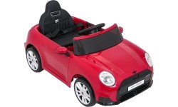 Pojazd elektryczny Mini Cooper, czerwony