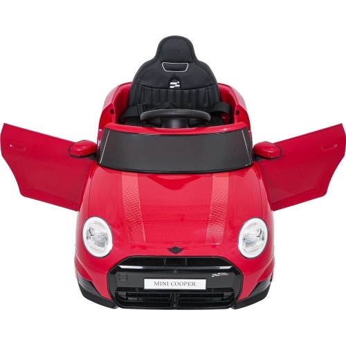 Pojazd elektryczny Mini Cooper, czerwony