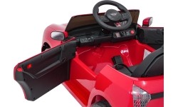 Pojazd elektryczny Mini Cooper, czerwony
