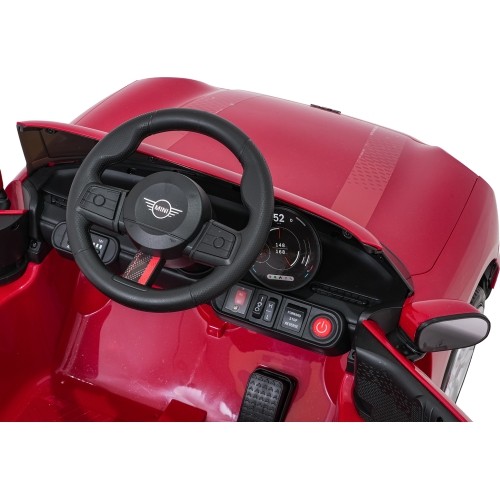 Pojazd elektryczny Mini Cooper, czerwony