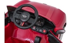 Pojazd elektryczny Mini Cooper, czerwony