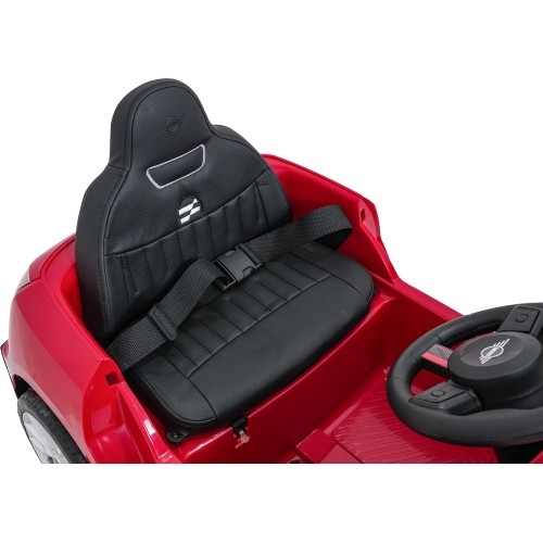 Pojazd elektryczny Mini Cooper, czerwony