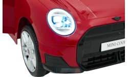 Pojazd elektryczny Mini Cooper, czerwony