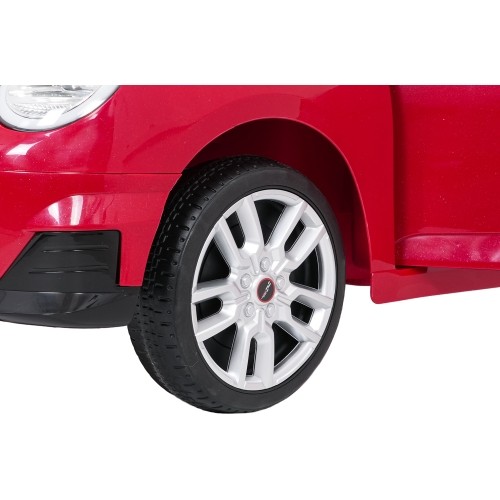 Pojazd elektryczny Mini Cooper, czerwony