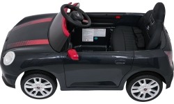 Pojazd elektryczny Mini Cooper, czarny