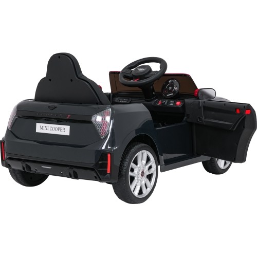Pojazd elektryczny Mini Cooper, czarny
