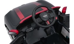 Pojazd elektryczny Mini Cooper, czarny