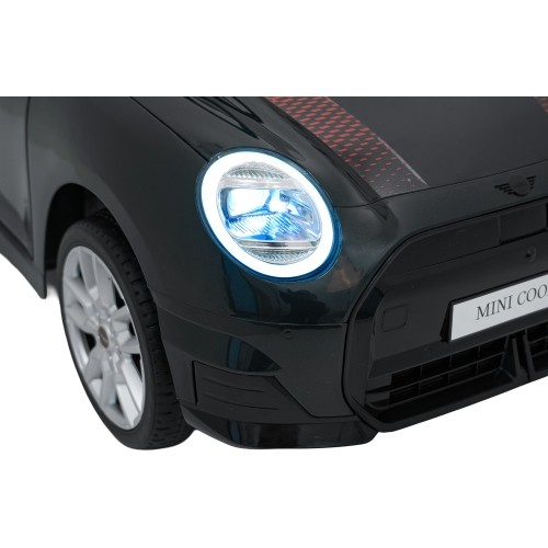 Pojazd elektryczny Mini Cooper, czarny