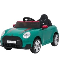 Pojazd elektryczny Mini Cooper, zielony