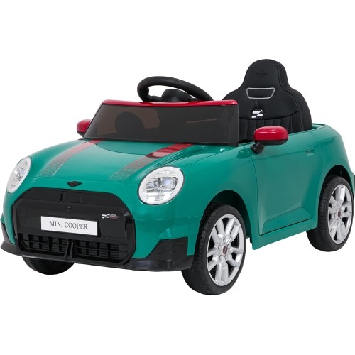 Pojazd elektryczny Mini Cooper, zielony