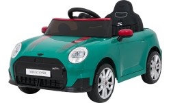 Pojazd elektryczny Mini Cooper, zielony
