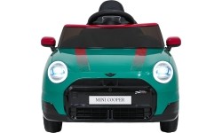 Pojazd elektryczny Mini Cooper, zielony