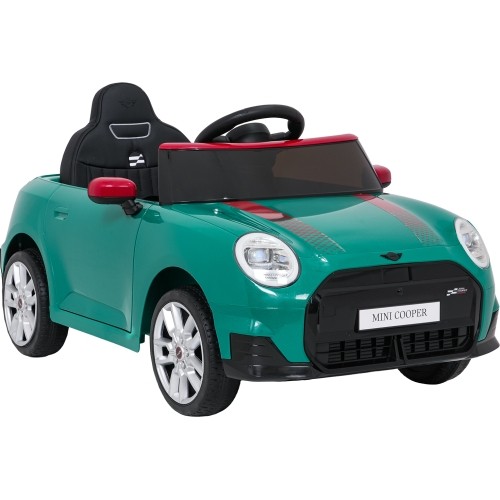Pojazd elektryczny Mini Cooper, zielony