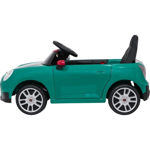 Pojazd elektryczny Mini Cooper, zielony