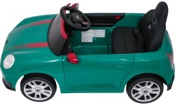 Pojazd elektryczny Mini Cooper, zielony