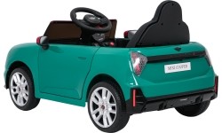 Pojazd elektryczny Mini Cooper, zielony