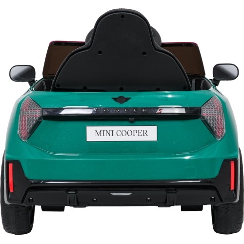Pojazd elektryczny Mini Cooper, zielony