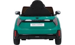 Pojazd elektryczny Mini Cooper, zielony