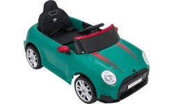Pojazd elektryczny Mini Cooper, zielony