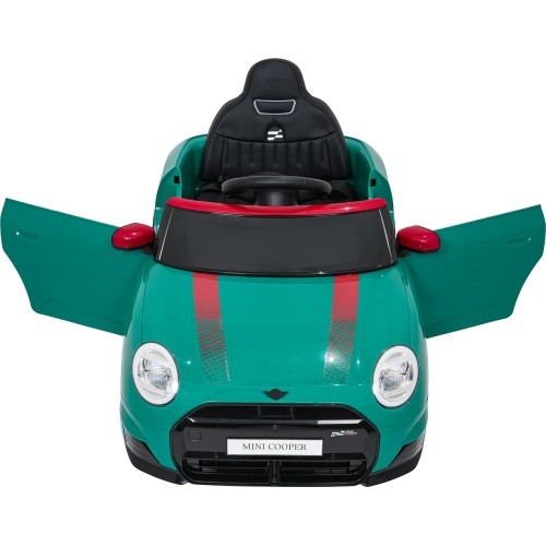 Pojazd elektryczny Mini Cooper, zielony