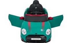 Pojazd elektryczny Mini Cooper, zielony