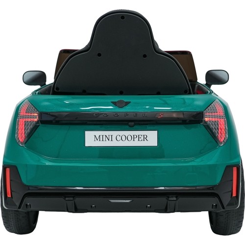 Pojazd elektryczny Mini Cooper, zielony