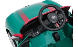 Pojazd elektryczny Mini Cooper, zielony