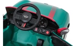 Pojazd elektryczny Mini Cooper, zielony