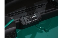 Pojazd elektryczny Mini Cooper, zielony