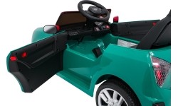 Pojazd elektryczny Mini Cooper, zielony