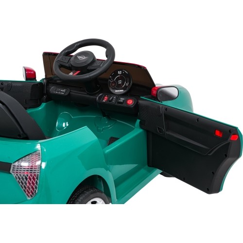 Pojazd elektryczny Mini Cooper, zielony