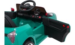 Pojazd elektryczny Mini Cooper, zielony