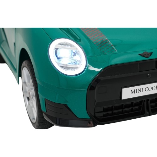 Pojazd elektryczny Mini Cooper, zielony