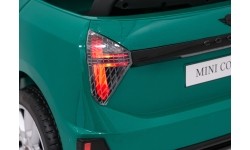 Pojazd elektryczny Mini Cooper, zielony