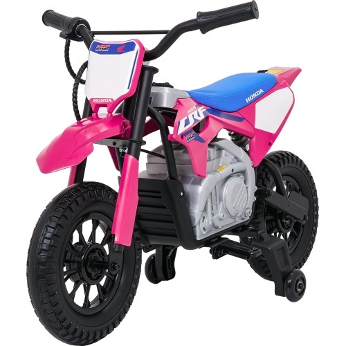 Motocykl elektryczny Honda CFR450R, różowy