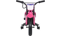 Motocykl elektryczny Honda CFR450R, różowy