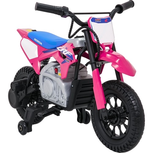 Motocykl elektryczny Honda CFR450R, różowy