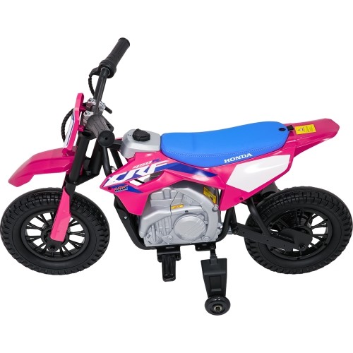 Motocykl elektryczny Honda CFR450R, różowy