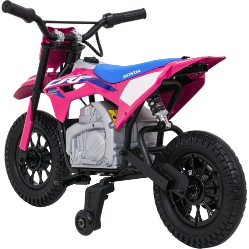 Motocykl elektryczny Honda CFR450R, różowy