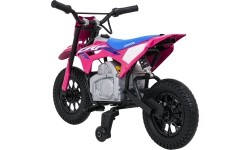 Motocykl elektryczny Honda CFR450R, różowy