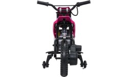 Motocykl elektryczny Honda CFR450R, różowy