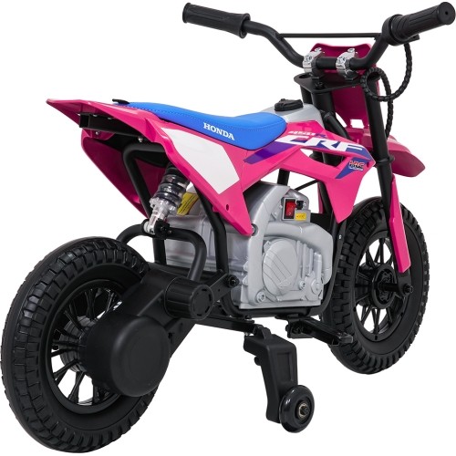 Motocykl elektryczny Honda CFR450R, różowy