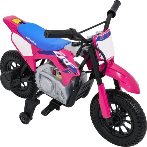 Motocykl elektryczny Honda CFR450R, różowy