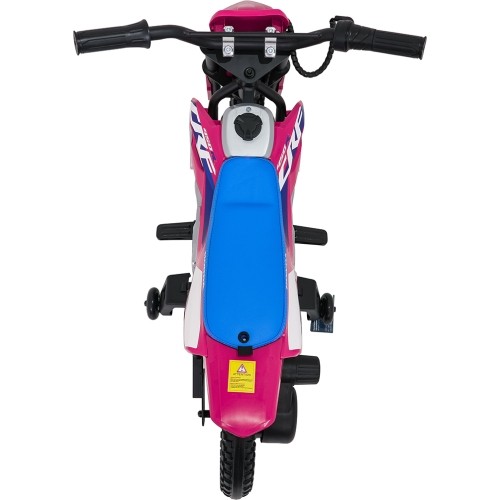Motocykl elektryczny Honda CFR450R, różowy