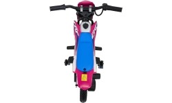 Motocykl elektryczny Honda CFR450R, różowy