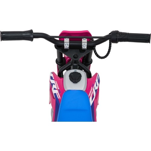 Motocykl elektryczny Honda CFR450R, różowy