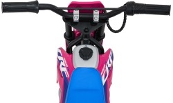 Motocykl elektryczny Honda CFR450R, różowy