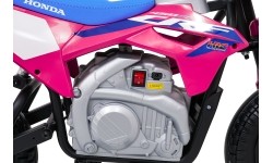 Motocykl elektryczny Honda CFR450R, różowy