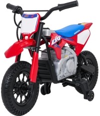 Motocykl elektryczny Honda CRF450R, czerwony