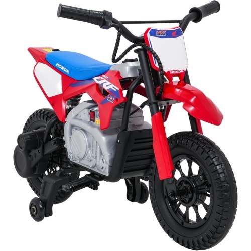 Motocykl elektryczny Honda CRF450R, czerwony